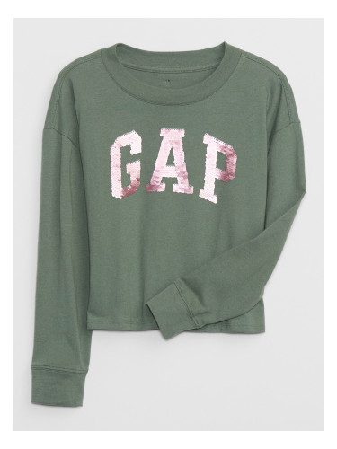 GAP Children's T-shirt with metallic logo - Girls