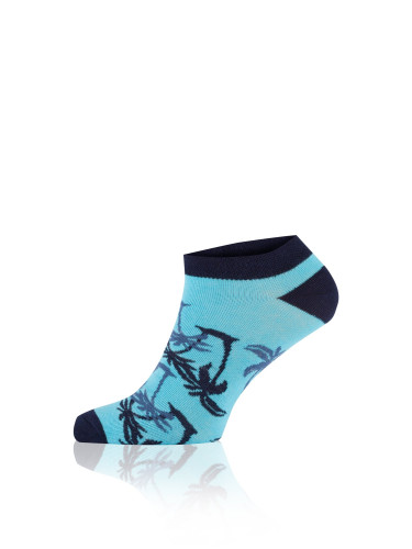 Ankle socks PALEROS - navy blue/turquoise