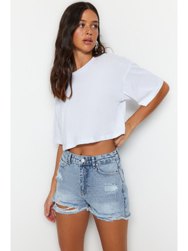 Дамски къси панталони Trendyol