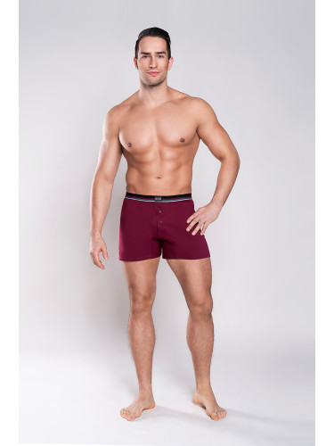 Men's boxer shorts Logan - burgundy