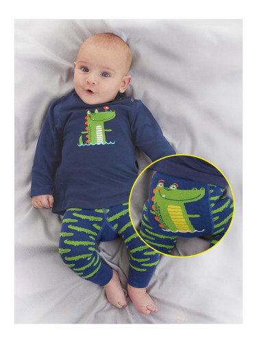 Denokids Crocodile Baby Boy T-shirt Leggings-Pants Suit