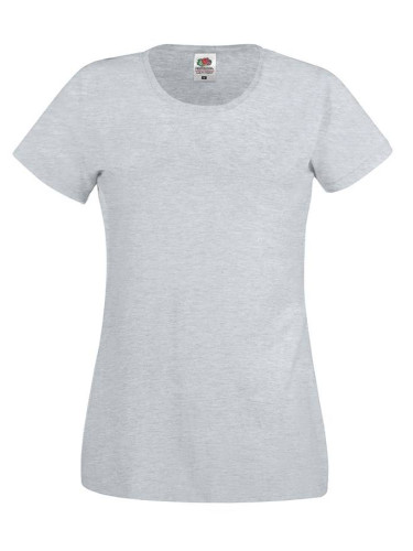 Grey Lady fit T-shirt Original Fruit of the Loom
