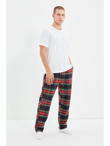 Мъжки пижамни панталони Trendyol Plaid