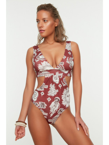 Дамски бански костюм Trendyol Ethnic