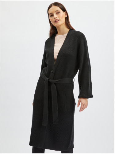 Orsay Black Women's Long Cardigan - Women's
