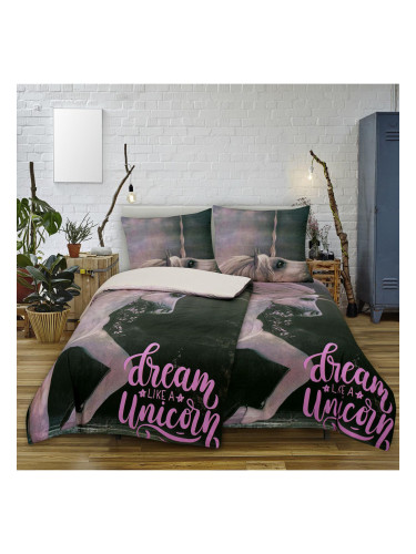 Edoti Cotton bed linen Unicorn