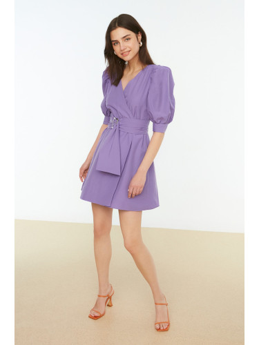 Дамска рокля. Trendyol Belt detailed