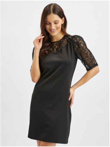 Orsay Black Women's Dress with Lace - Women's
