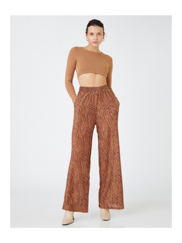 Панталон Koton Palazzo с ластик на талията