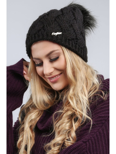 Black winter hat