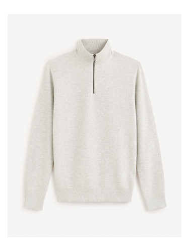 Celio Celim Sweater with Zipper Collar - Men's