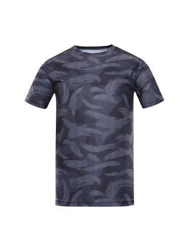 Men's functional T-shirt ALPINE PRO QUATR dk. True Gray variant PD