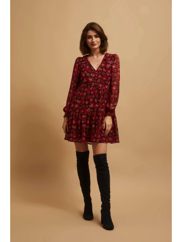 Dress with flared bottom