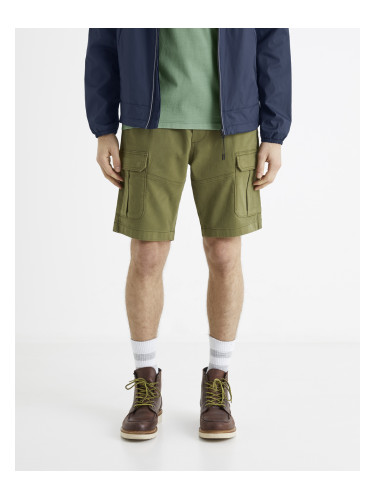 Celio Cotton Cargo Shorts Bolookbm - Mens