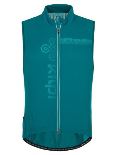 Men's cycling vest Kilpi FLOW-M turquoise