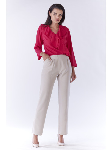 Awama Woman's Blouse A189 Pink/Fuchsia