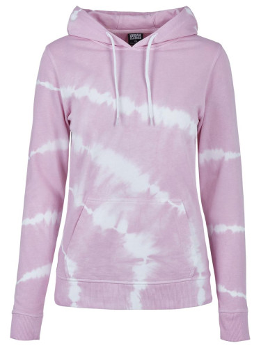 Women's Dye Hoody Tie Pink