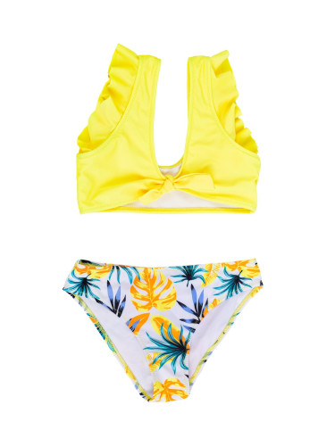 Yoclub Kids's Girls Two-Piece Swimming Costume LKD-0036G-A100