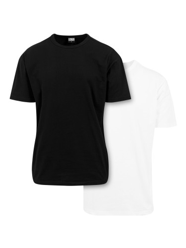 Oversized T-shirt 2-pack black+white