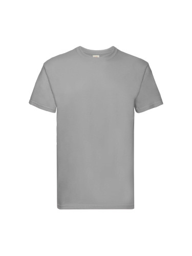 Super Premium Fruit of the Loom Men's Grey T-shirt