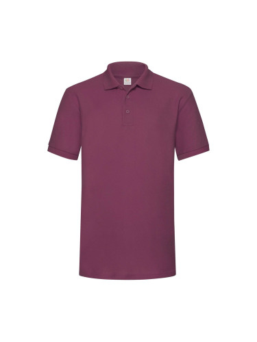 Burgundy Heavy Polo Friut of the Loom