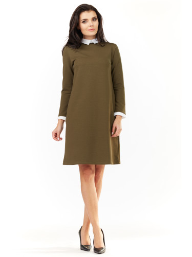 Awama Woman's Dress A204 Khaki