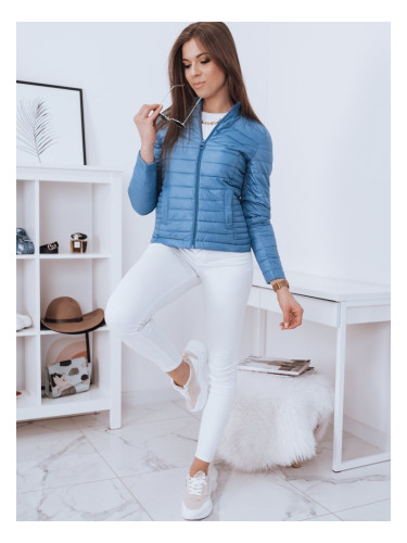 Дамско ватирано яке CHLLOE синьо Dstreet