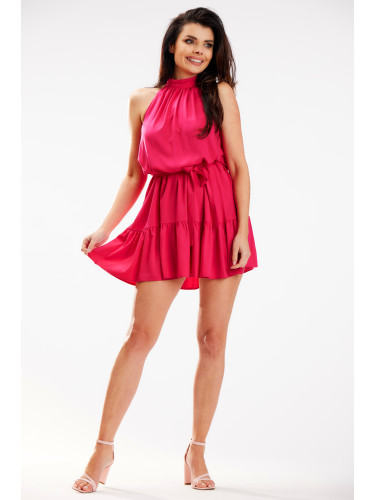 Awama Woman's Dress A580 Fuchsia