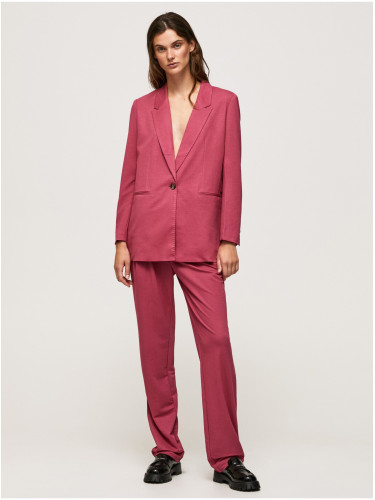 Dark pink Ladies Trousers Pepe Jeans Colette - Ladies