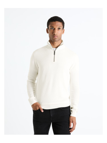 Celio Sweater Front with Zip Collar - Men's
