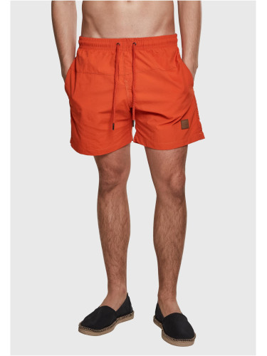 Men's Swimsuit Block Orange