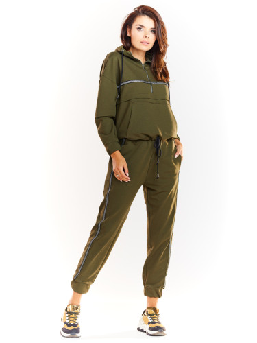 Infinite You Woman's Hoodie M228 Khaki