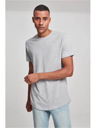 Long T-shirt in the shape of gray