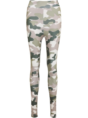Women's high-waisted leggings Camo Tech camouflage/pink