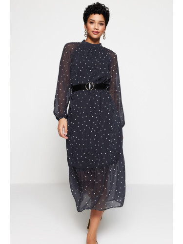 Дамска рокля Trendyol Polka-dot detailed