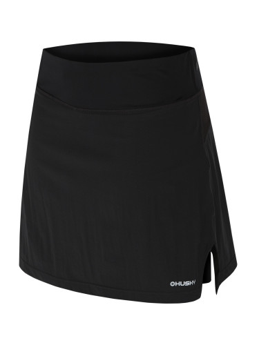 Women's functional skirt with shorts HUSKY Flamy L black