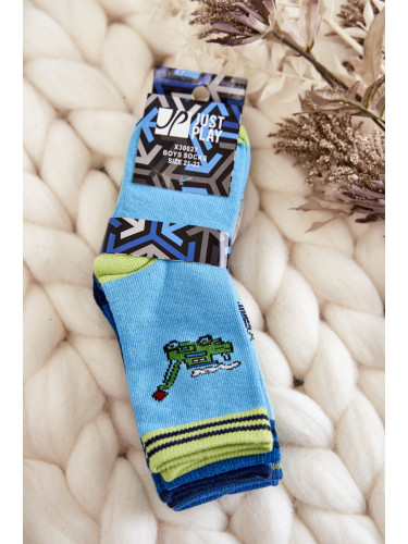 Just Play Детски памучни чорапи с шарки 5 бр. Многоцветни