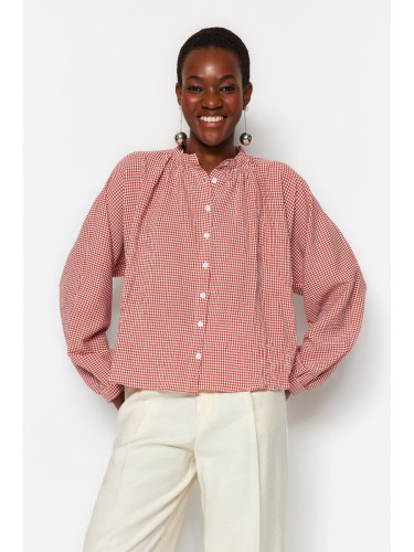 Дамска риза Trendyol Plaid