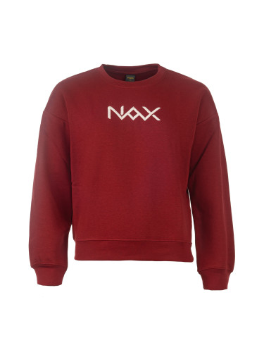 Women's cotton sweatshirt nax NAX AYENTA rose
