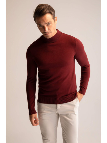 DEFACTO Slim Fit Turtleneck Pullover