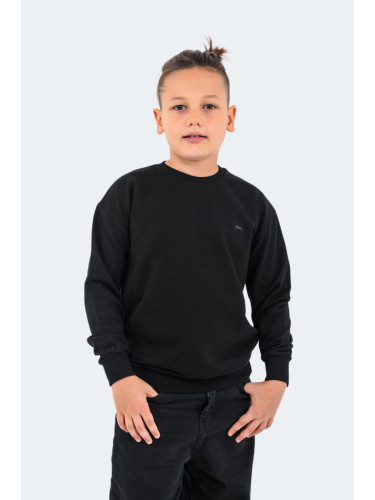 Slazenger Dna Unisex Kids Sweatshirt Black