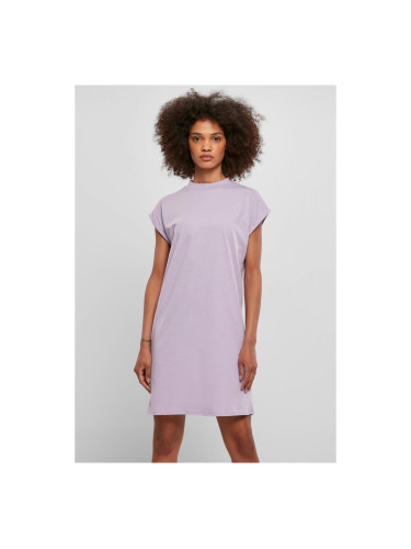 Women's Turtle Extended Shoulder lilac dress