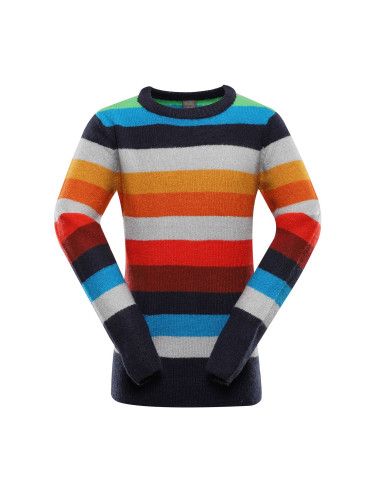 Children's striped sweater nax NAX MOERO mood indigo