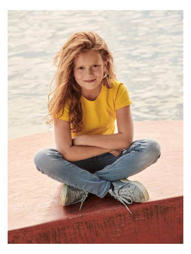 Valueweight Fruit of the Loom Yellow T-shirt