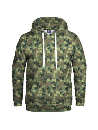 Aloha From Deer Unisex's Camo Cats Pullover Hoodie H-K AFD090