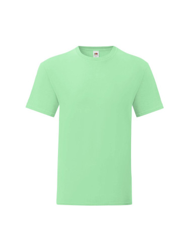 Men's Mint T-shirt Combed Cotton Iconic Sleeve Fruit of the Loom