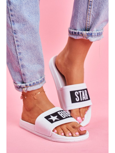 Дамски джапанки Big Star с контрастно лого