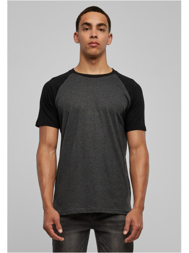 Raglan contrasting t-shirt cha/blk