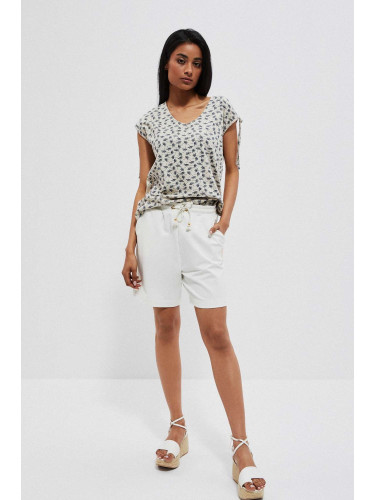 Marisse Sweatpants With Pockets L-Sh-3720 Off White