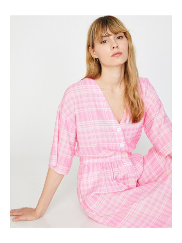 Koton Women's Checkered Shirt